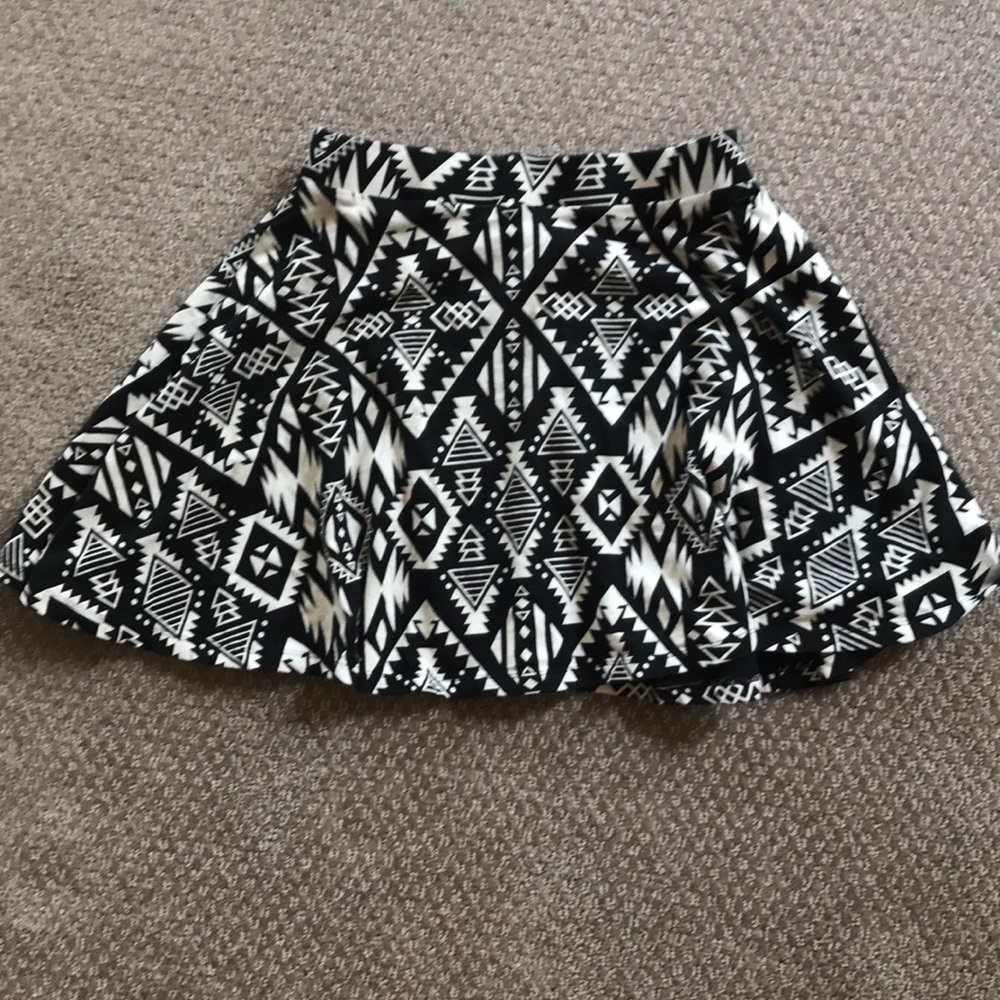 Pink Tribal Print Skirt
